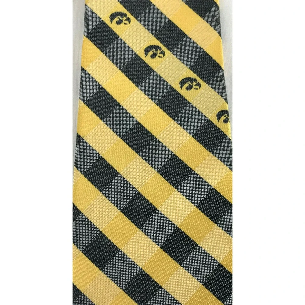 Iowa Hawkeyes Football Basketball Tigerhawk Logo Neck Tie Necktie Eagles Wings